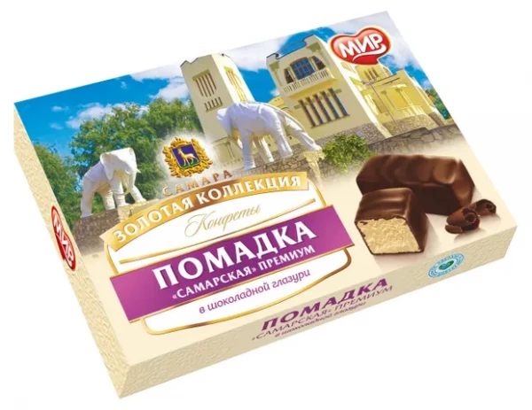 №2 КФ МИР Помадка ШОКОЛАДНОЙ ГЛАЗУРИ 145г  в Туймазы