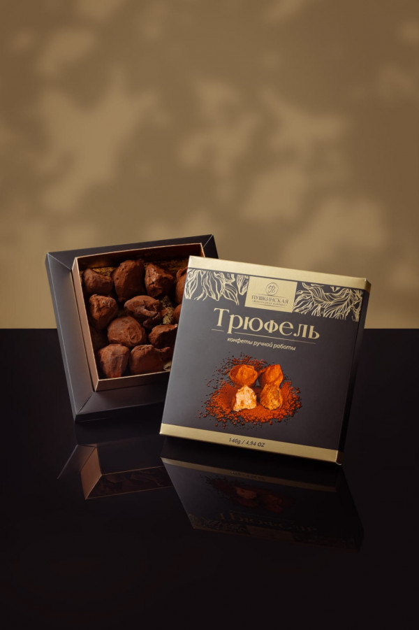 №1 Пушкинская фабрика Конфеты Трюфель, 140г в Туймазы
